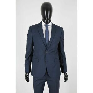HUGO BOSS Mens Blue Extra Slim Fit Wool Blend Suit Separate Blazer 40 Short